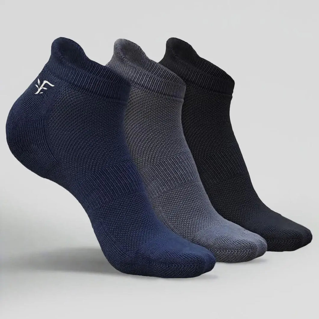 Bamboo Socks for Men – Soft, Breathable & Odor-Free | Feeco Pack of 3